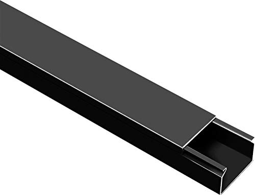 20m Kabelkanal Selbstklebend (60x40mm BxH, Schwarz) von CILSON