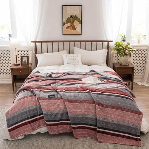 Decke Kuscheldecke Aus 100% Alpaka - Wolle Vom Baby Fleecedecke- Alpaka Flauschige Wohndecke Couchdecke Sofadecke Baumwoll-Decke (Color : I, Size : 200 * 230cm) von CILUA