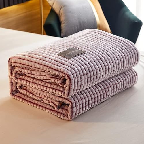 Decke zum anziehen Erwachsene ，Fleecedecke Warme Wohndecke als Wolldecke ist geeignet für Bett, Sofa oder Reise, 150x200cm Flauschige Decke Sofa,Weiche Sofadecke/Mikrofaser Couchdecke (Color : G, von CILUA