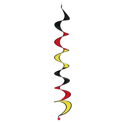 CIM Windspiel - Twister M Team Germany - UV-beständig und wetterfest - Ø15cm, Länge: 120cm - inkl. Kugellagerwirbelclip von CIM