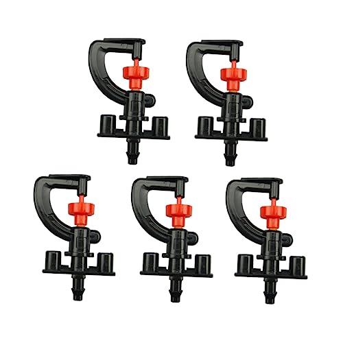 10 Stück 360 Mikrosprinkler für den Garten Sprühdüse Wassersprinkler für Rasen sprühregner 360 Grad rotierender Sprinkler Suspensionsdüse vom Typ g Anlage von CIMAXIC