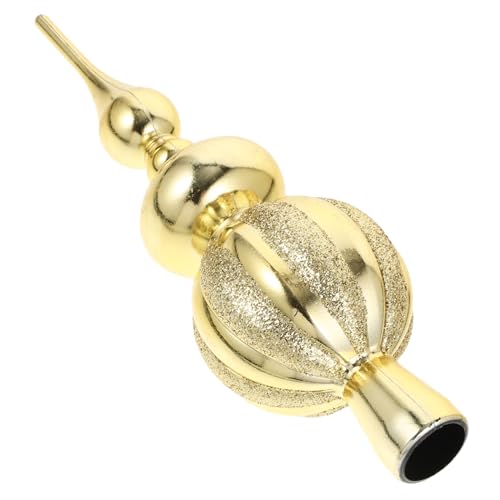 Entzückende Goldene Weihnachtsbaumspitze Kugelförmige Weihnachtsbaumspitze Weihnachtsdekoration Für Ihr Zuhause von CIMAXIC