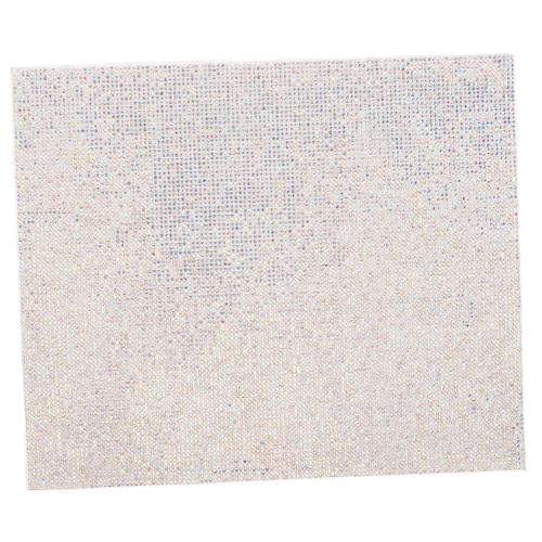 CIMAXIC 1 Blatt Strass-Rollendekor Silberne Strasssteine Bänder zum Basteln bastelmaterial bastel Materialien selbstklebendes Strassband Strassstein zum Verpacken von Geschenken von CIMAXIC
