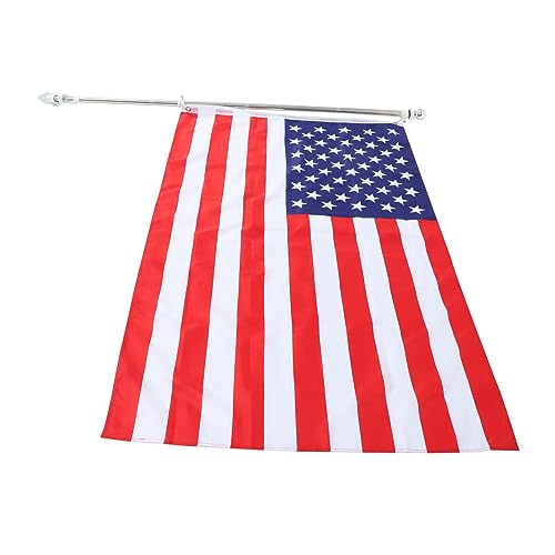 1 Satz Fahnenmast gesetzt amerikanische Flagge anzug mit amerikanischer flagge Türdekoration Flaggen Fahnenstange stabiler Fahnenmast Multifunktion Banner rotieren von CIMAXIC