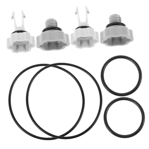 CIMAXIC 1 Satz Poolfilter Dichtungssatz Teilig für Pumpenfilter Langlebige Dichtungen Effektive Abdichtung Optimaler Schutz vor Wasser und Schmutz Geeignet für Poolfilterpumpen von CIMAXIC