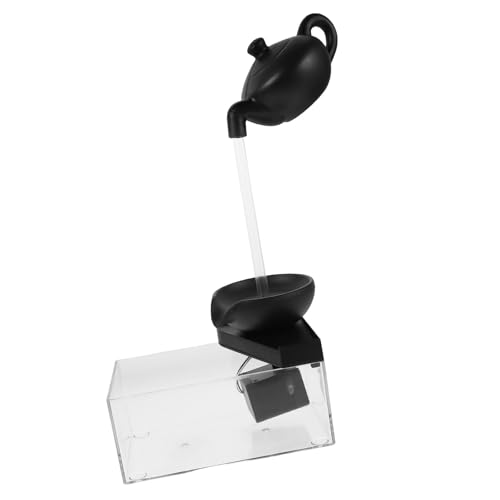 CIMAXIC 1 Set Tisch-Wasserbrunnen: Desktop-Wasserfall-Ornament – ​​schwimmende Teekannenfigur – Entspannungs-Soundmaschine für die Dekoration im Home-Office von CIMAXIC