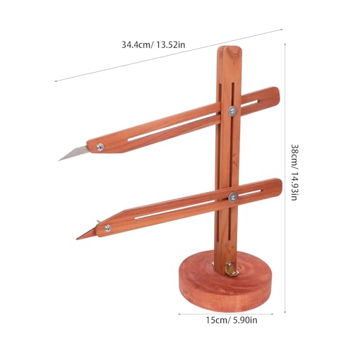 CIMAXIC 1 Set Töpferlehre: Verstellbare Töpferlehre – Zentrierwerkzeug aus Holz für Keramik – Keramikwerkzeuge für präzise Tonhöhenmessung CIMAXIC 1 Set Töpferlehre: Verstellbare Töpferlehre – Zentrierwerkzeug aus Holz für Keramik – Keramikwerkzeuge für präzise Tonhöhenmessung von CIMAXIC