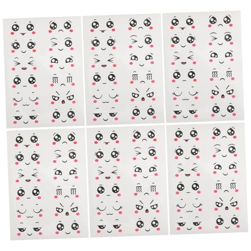 CIMAXIC 10 Blatt Selbstklebende Osteraufkleber Für Eier Mit Niedlichen Gesichtsausdrücken Und Augenaufklebern Zum Basteln Selbstklebende Augen Mund Aufkleber CIMAXIC 10 Blatt Selbstklebende Osteraufkleber Für Eier Mit Niedlichen Gesichtsausdrücken Und Augenaufklebern Zum Basteln Selbstklebende Augen Mund Aufkleber von CIMAXIC