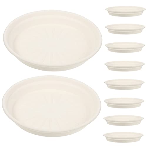 CIMAXIC 10 Stück Untersetzer Für Blumentöpfe Strapazierfähig Aus Kunststoff Abtropfschalen Für Pflanzen Pflanzentabletts Für Töpfe von CIMAXIC