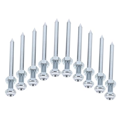 CIMAXIC 10 Stück Rasenbelüfter Spikes Metallstifte Für Belüften Ersatz Für Rasenschuhe 7 cm Länge Gartenwerkzeug von CIMAXIC