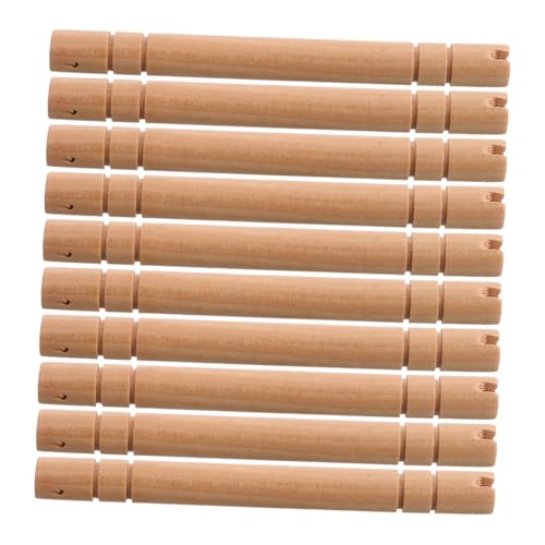 CIMAXIC Runde Fächergriffe Holz 10 Stück Zum Selbermachen Ergonomische Griffe Für Tanzvorführungen Und Partybedarf CIMAXIC Runde Fächergriffe Holz 10 Stück Zum Selbermachen Ergonomische Griffe Für Tanzvorführungen Und Partybedarf von CIMAXIC