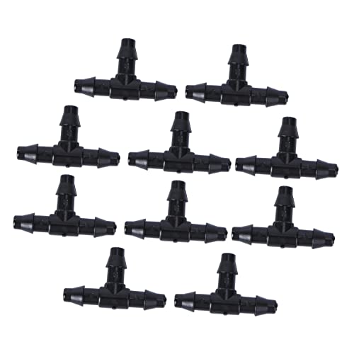 CIMAXIC 10 Stück Tee Verbinder für Schlauch Robuste Gartenbewässerungswerkzeuge für Tropfbewässerungssysteme Schwarz CIMAXIC 10 Stück Tee Verbinder für Schlauch Robuste Gartenbewässerungswerkzeuge für Tropfbewässerungssysteme Schwarz von CIMAXIC