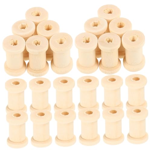 CIMAXIC Praktischer Garnhalter Holzspulen 100 Stück Zum Stricken Weben Nähgarn CIMAXIC Praktischer Garnhalter Holzspulen 100 Stück Zum Stricken Weben Nähgarn von CIMAXIC