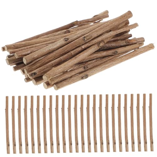 CIMAXIC 100 Stück Lange Teebaumholzstäbe mit Durchmesser für DIY Bastelarbeiten Fotorequisiten und Kreative Projekte Holzfarbe CIMAXIC 100 Stück Lange Teebaumholzstäbe mit Durchmesser für DIY Bastelarbeiten Fotorequisiten und Kreative Projekte Holzfarbe von CIMAXIC