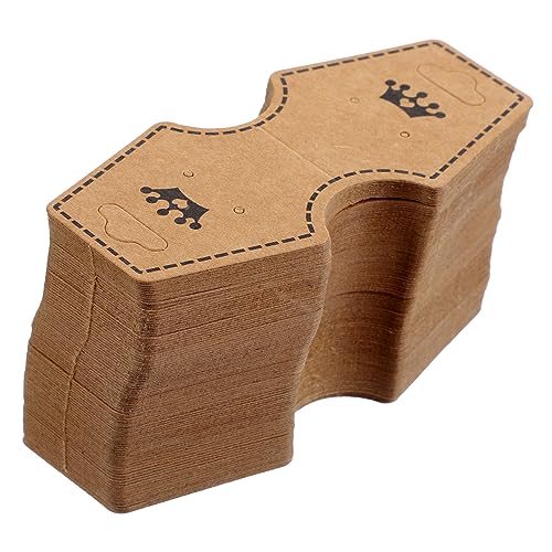 CIMAXIC 100 Stück Schmuckdisplay Karten Kraftpapier Faltbare Karten für Ohrringe und Armbänder für Schmuckpräsentation und Verpackung CIMAXIC 100 Stück Schmuckdisplay Karten Kraftpapier Faltbare Karten für Ohrringe und Armbänder für Schmuckpräsentation und Verpackung von CIMAXIC