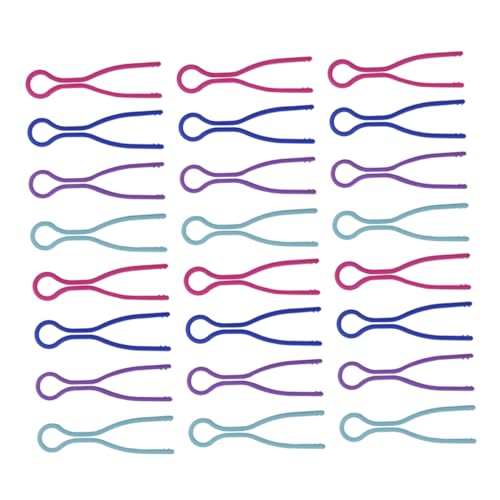 CIMAXIC 100 Stück Kunststoff Spulenhalter Clips Fadenrollenklemme für Nähmaschinen Wiederverwendbar Geeignet für Stick und Nähgarnspulen Einfache Anwendung Feste Halterung von CIMAXIC