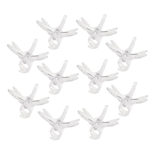 CIMAXIC 10 Stück Orchideen Clips Pflanzenstützklammern für Phalaenopsis Transparente Pflanzen Clips und Langlebig für Garten und Gewächshaus CIMAXIC 10 Stück Orchideen Clips Pflanzenstützklammern für Phalaenopsis Transparente Pflanzen Clips und Langlebig für Garten und Gewächshaus von CIMAXIC