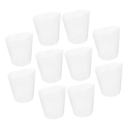 CIMAXIC 10 Stück Transparente Plastikeinsätze Für Blumentöpfe Anzuchtbehälter Für Pflanzen Durchsichtige Töpfe Für Hydrokultur Und Gartenarbeit von CIMAXIC