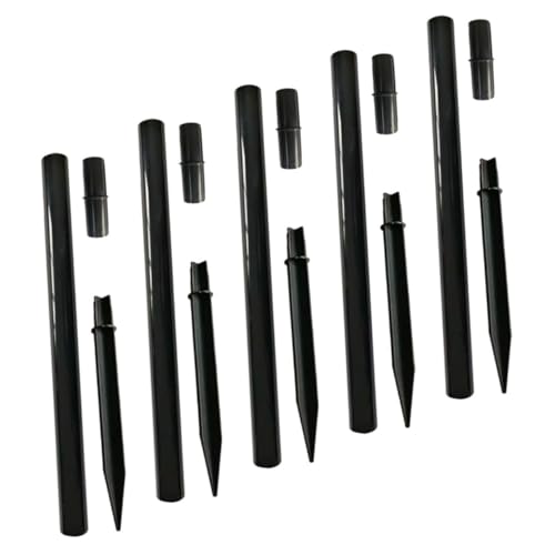 CIMAXIC 15 Teiliges Set Solarlicht Zubehör Ersatzstäbe Verlängerungsrohre Und Adapter Für Solarleuchten Ideal Für Garten Terrasse Und Außenbereich Robuste Verbindungsstücke Für von CIMAXIC