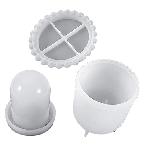 CIMAXIC 1Satz DIY Silikonform mit Kristall Epoxy Würfelbox Form für Selbstgemachte Langlebig und Praktisch für Bastelprojekte mit Hochwertigem von CIMAXIC