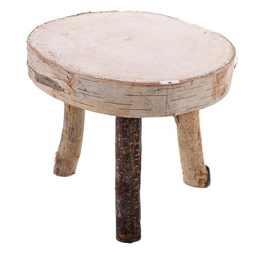 CIMAXIC 1Stück Holzscheibentisch DIY Natürlicher Hölzerner Für Dekoration Und Aufbewahrung Vielseitig Einsetzbar Für Zuhause Cafés Und Robuste Und Langlebige Handarbeit von CIMAXIC
