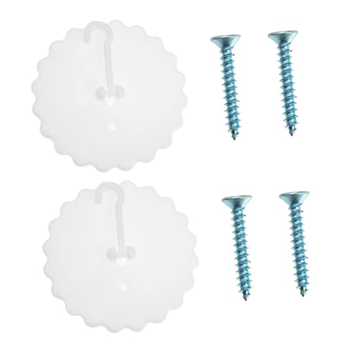 CIMAXIC 2 Sätze Hängende Saugnapf Haken für Moskitonetze Stabiler Netzhaken für Babybett und Reisebett Halt Platzsparend aus Langlebigem PU Material von CIMAXIC