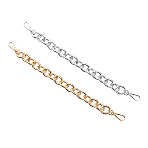 CIMAXIC 2 Stück 30 cm Aluminiumkette Mit O-Schnalle Taschengurte Handtaschen-ersatzgurte Geldbörsenkette Glänzend Poliertes Metall Für Damen CIMAXIC 2 Stück 30 cm Aluminiumkette Mit O-Schnalle Taschengurte Handtaschen-ersatzgurte Geldbörsenkette Glänzend Poliertes Metall Für Damen von CIMAXIC