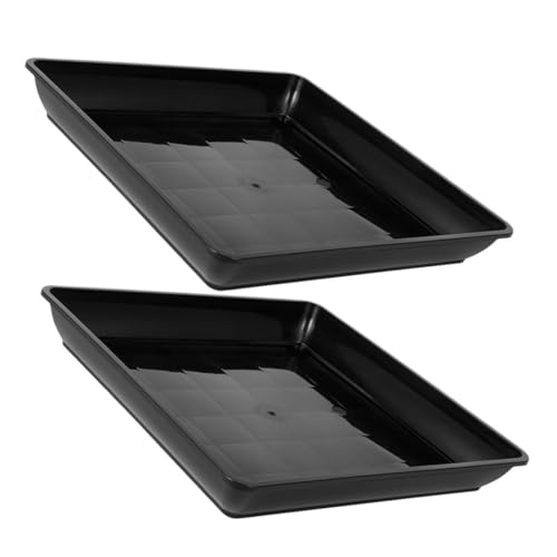 CIMAXIC Untersetzer Für Blumentöpfe Tropfschale 2er-Pack Pflanzenuntersetzer Für Den Innenbereich Wasserauffangschalen Bonsai-Schalen Zimmerpflanzenschalen von CIMAXIC