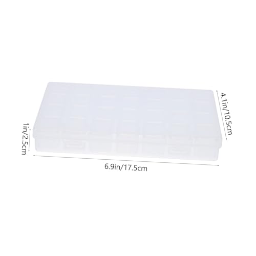 CIMAXIC Schmuck Aufbewahrungskoffer Set 2 Stück 28-Grid Bead Aufbewahrungsbox Ohrringhalter Maniküre Werkzeuge Organizer CIMAXIC Schmuck Aufbewahrungskoffer Set 2 Stück 28-Grid Bead Aufbewahrungsbox Ohrringhalter Maniküre Werkzeuge Organizer von CIMAXIC