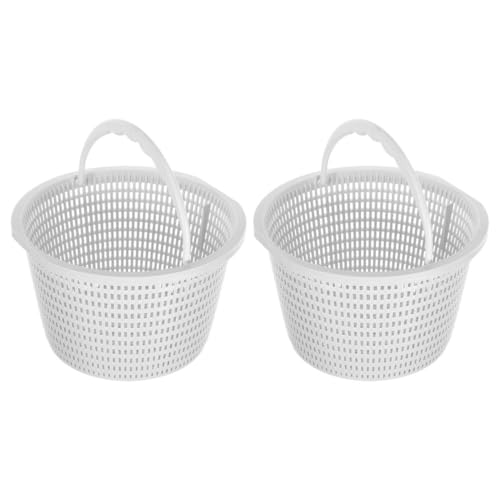 CIMAXIC 2 Stück Ersatzkorb Für Den Skimmer Kunststoff Für Schwimmbäder, Skimmerkorb Für Inground-Pools, Skim-Filter, Entfernt Blätter Und Schmutz, Kompatibel Mit Hayward 2 von CIMAXIC