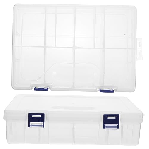 CIMAXIC 2 Stück Organisatoren für Kleine Teile Stapelbare Aufbewahrungsbox für Schmuck Bastelmaterial und Elektronische Komponenten Vielseitige Sortierbox mit Fächern CIMAXIC 2 Stück Organisatoren für Kleine Teile Stapelbare Aufbewahrungsbox für Schmuck Bastelmaterial und Elektronische Komponenten Vielseitige Sortierbox mit Fächern von CIMAXIC