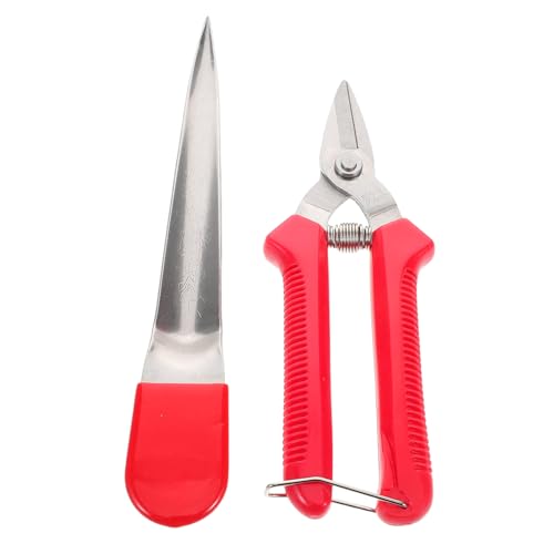 CIMAXIC 2 Stück Rattan-Webwerkzeuge Stuhlreparaturwerkzeuge Weidenkorb Making Möbelreparatur- Korbflechtset DIY Wicker Reparatur Reparaturwerkzeug für Weidenkörbe Rostfreier Stahl von CIMAXIC
