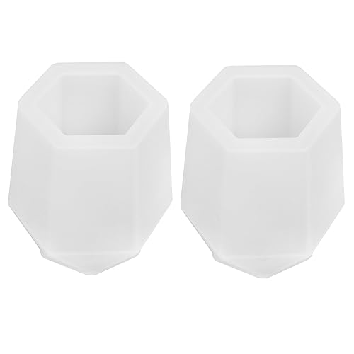 CIMAXIC 2 Stück Stifthalter Silikonform Theken Kits Backformen Schablone Klimaanlagen Formspray Magnetisches Lötset Silberton Schöpfkelle Bleistifthalter Form Picky Pad Fidget von CIMAXIC