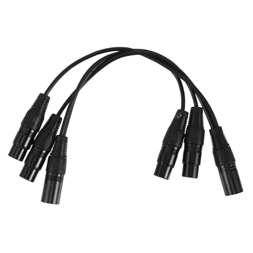 CIMAXIC 2 Stück Xlr Verlängerungskabel Symmetrisches Mikrofonkabel für Audioanwendungen Robuste Audioverbindung für Mixer Lautsprecher Mehr Geräuschreduzierung Mehrgerätekompatibilität CIMAXIC 2 Stück Xlr Verlängerungskabel Symmetrisches Mikrofonkabel für Audioanwendungen Robuste Audioverbindung für Mixer Lautsprecher Mehr Geräuschreduzierung Mehrgerätekompatibilität von CIMAXIC