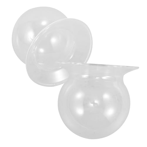 CIMAXIC 2 Stücke Klarglas Vase Desktop Dekorative Wasser Pflanzenvase Terrarium Pflanzenvase Hause Blumentopf von CIMAXIC