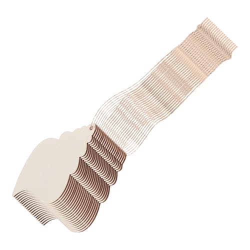 CIMAXIC 20 Stück unbehandelte Muschelornamente aus Holz – leere Holzausschnitte, Bastelformen aus Holz zum Bemalen von Stranddekorationen im Küstenstil CIMAXIC 20 Stück unbehandelte Muschelornamente aus Holz – leere Holzausschnitte, Bastelformen aus Holz zum Bemalen von Stranddekorationen im Küstenstil von CIMAXIC