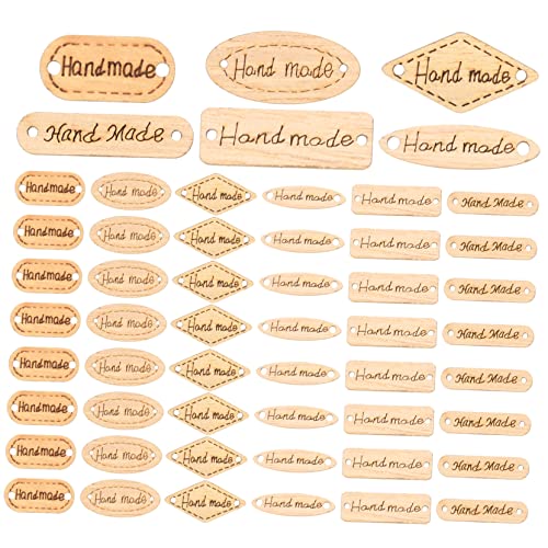 CIMAXIC 200stücke Natur Holz Taste Tags Handgemachte DIY Label Handwerk Holz Tasten Für Bastelnähen Und Dekoration von CIMAXIC