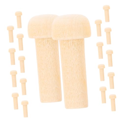CIMAXIC 20Stücke Lange Mini Holzklammern Hochwertigem Holz Unvollendete Achsstifte für DIY Möbel und Bastelzubehör für Kreative Projekte CIMAXIC 20Stücke Lange Mini Holzklammern Hochwertigem Holz Unvollendete Achsstifte für DIY Möbel und Bastelzubehör für Kreative Projekte von CIMAXIC