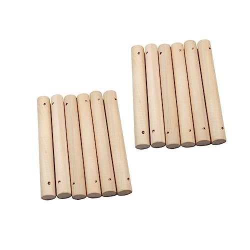CIMAXIC 25 Stück Runde Holzstäbe für DIY Haustierleiter und Bastelprojekte Robuste Holzstäbe für Modellbau Handwerkskunst und Dekoration CIMAXIC 25 Stück Runde Holzstäbe für DIY Haustierleiter und Bastelprojekte Robuste Holzstäbe für Modellbau Handwerkskunst und Dekoration von CIMAXIC