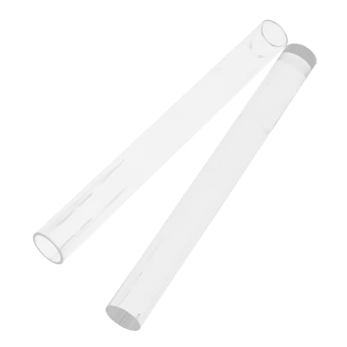 CIMAXIC 2stücke Transparente Acryl-Nudelholz Modellieren Mit Solider Und Hohler Werkzeug Zum Glätten Und Formen Für Bastelprojekte Und Künstlerische Techniken von CIMAXIC