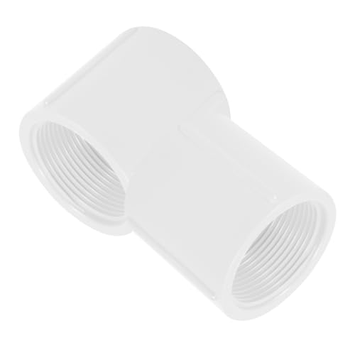 CIMAXIC 2Stücke PVC Rohradapter Gewindeverbindung Vollgewinde Rohrverbindungsstück für Wassersysteme Langlebig und Installieren von CIMAXIC