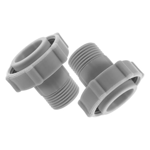 CIMAXIC 2Stücke Pool Schlauchadapter Vakuumschlauchverbindung für Poolabfluss Robuster Schlauchanschluss für Sichere Entwässerung und Einfache Installation von CIMAXIC