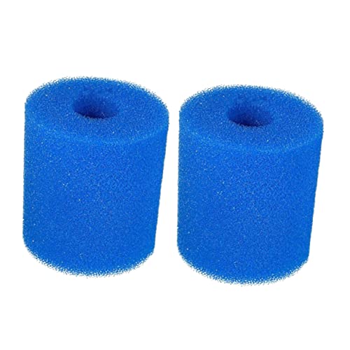 CIMAXIC 2Stücke Praktischer Poolsiebschwamm Wiederverwendbarer Innenpoolfilter für Effiziente Wasserreinigung Langlebig und Leicht zu Reinigen für Schwimmbäder von CIMAXIC