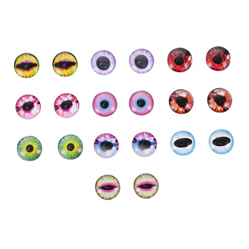 CIMAXIC 30 Stück Gem-simulationsbrille Edelsteinpatches Für DIY Kuppel-edelstein-Patch Augen Cabochons Für Die Schmuckherstellung Puppe Auge DIY Patches Zubehör Zum Selbermachen Glas von CIMAXIC