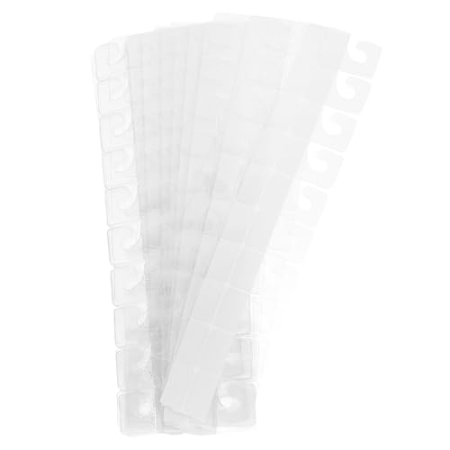 CIMAXIC 300St PVC-transparenter Selbstklebender Haken-Verpackungsbox-Schmuckverpackungs-Display-Haken Aufhängelaschen Anzeigetafeln für den Einzelhandel Etiketten Ware von CIMAXIC