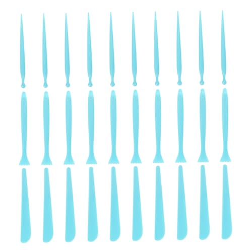 CIMAXIC 30st Blankes Messerset Lufttrockener Ton Carving Ton-kit Ofen Herstellung Formen Tonschnitzerei Modelliermasse Werkzeug Bildhauerei Keramikschnitzmesser Blue Pp von CIMAXIC