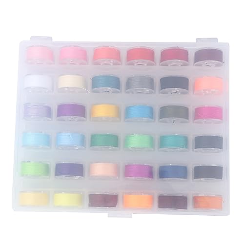 CIMAXIC 36stücke Teiliges Set Bunter Nähfäden Mit Spulen Und Aufbewahrungsbox Für Nähmaschinen Und Handarbeiten Kreative Projekte CIMAXIC 36stücke Teiliges Set Bunter Nähfäden Mit Spulen Und Aufbewahrungsbox Für Nähmaschinen Und Handarbeiten Kreative Projekte von CIMAXIC