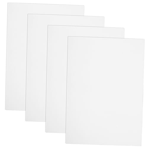 CIMAXIC 4 Stück Blätter Modellbaumaterial Schaumstoffblöcke Schaumstoffplatte Memory-Schaum-Topper Foam Board Foam Sheet Kleidungsstück Eva-Board Eva-Cosplay-Material Eva-Schaum Weiß von CIMAXIC