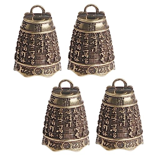 CIMAXIC 4 Stück Guanyin Herz Sutra Bell Schlüsselbund hängend Bronze Weihnachten Vintage Jingle Bell Glocken für das Handwerk Ornamente Dekorative Glocke Mini Messingglocken Charmeanhänger CIMAXIC 4 Stück Guanyin Herz Sutra Bell Schlüsselbund hängend Bronze Weihnachten Vintage Jingle Bell Glocken für das Handwerk Ornamente Dekorative Glocke Mini Messingglocken Charmeanhänger von CIMAXIC