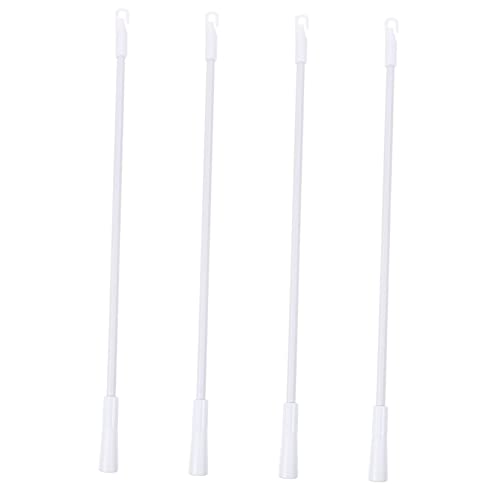 CIMAXIC 4 Stück Teiliges Set Aluminiumlegierung Jalousie Drehstab Ersatzstab Robust Langlebig Komfortabel für Vertikale Fensterjalousien Diy Zuhause von CIMAXIC